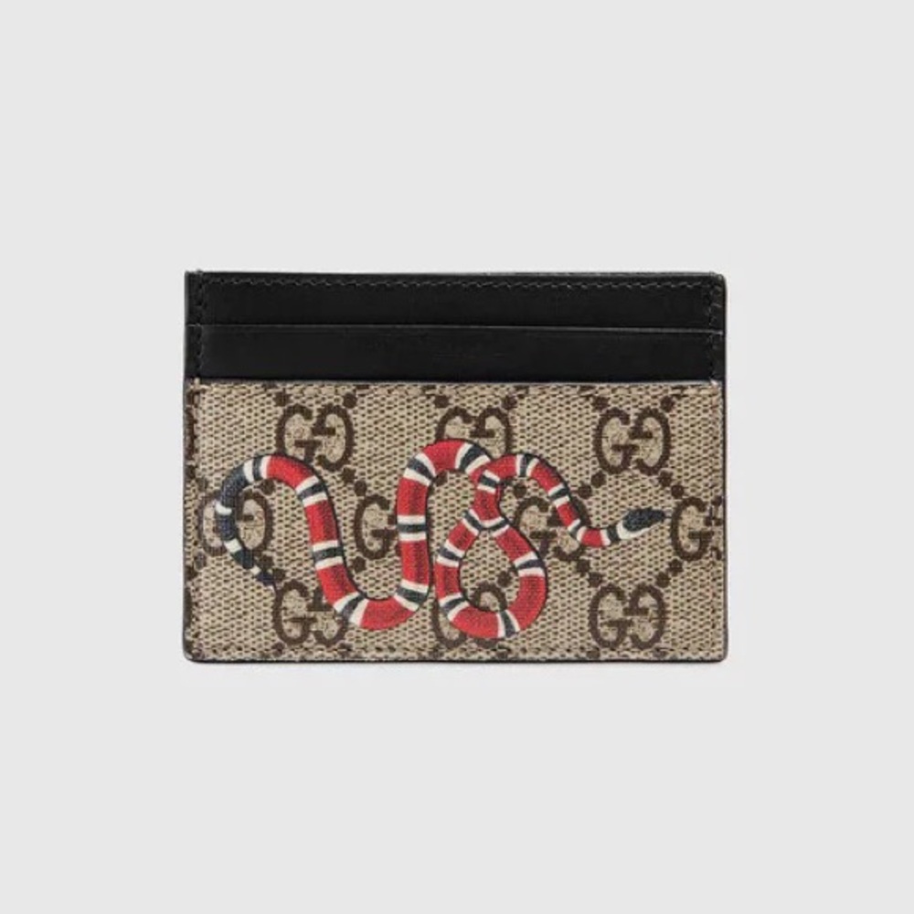 Gucci kingsnake card case